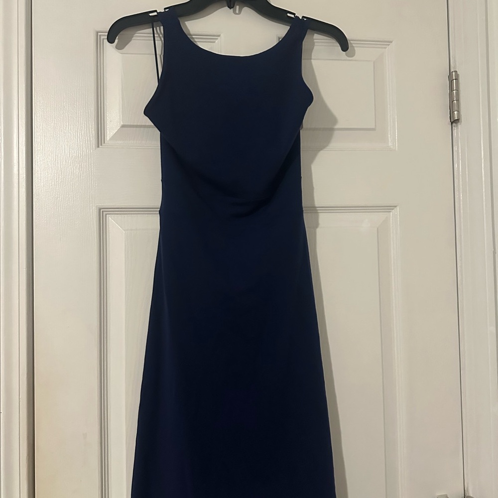 Susana Monaco Elegant Navy Blue Sleeveless Dress